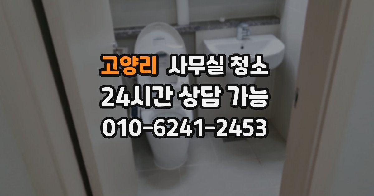 고양리 사무실 청소