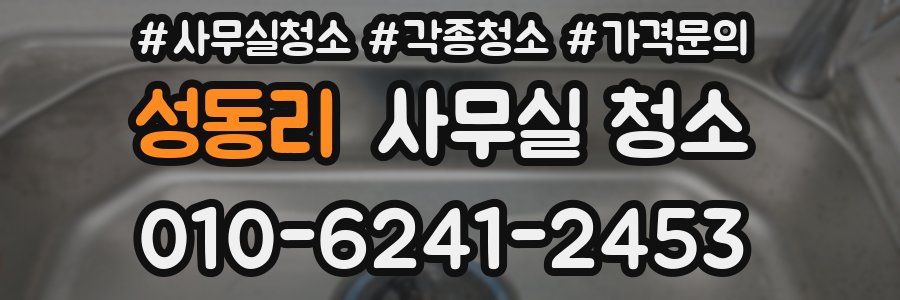 성동리 사무실 청소
