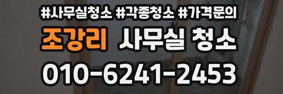 조강리 사무실 청소