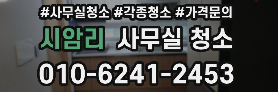 시암리 사무실 청소