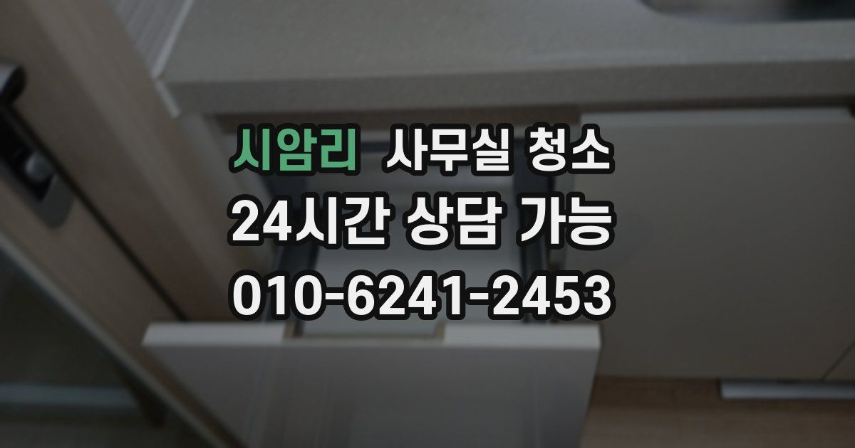 시암리 사무실 청소