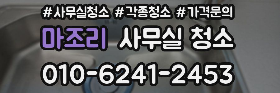 마조리 사무실 청소