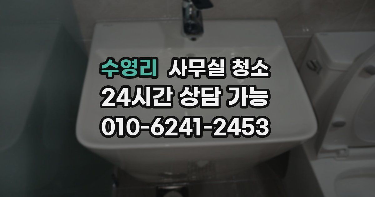 수영리 사무실 청소