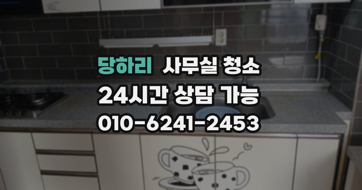 당하리 사무실 청소