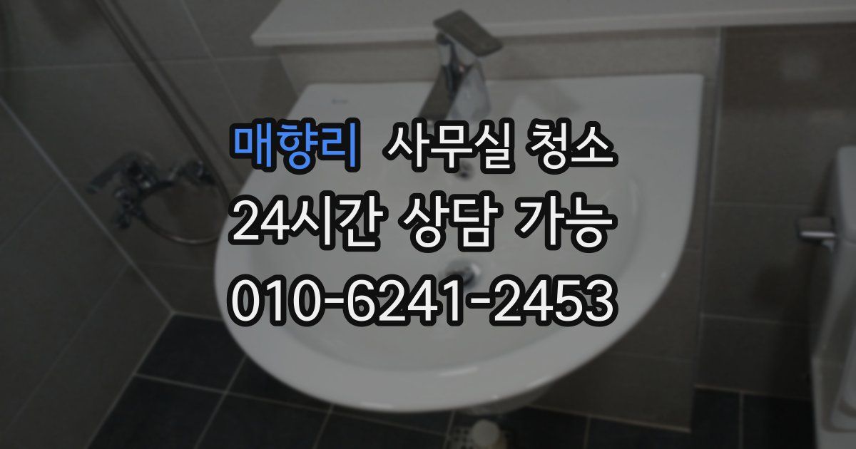 매향리 사무실 청소