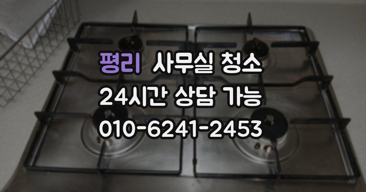 평리 사무실 청소