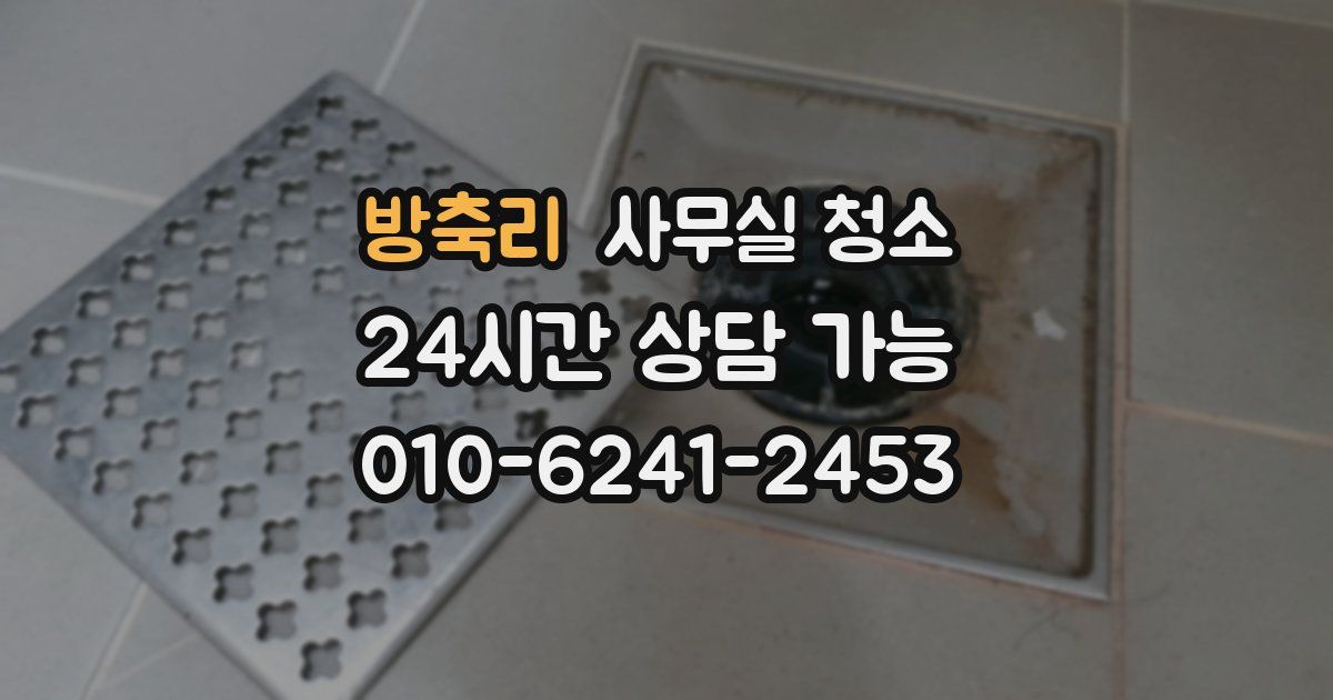방축리 사무실 청소
