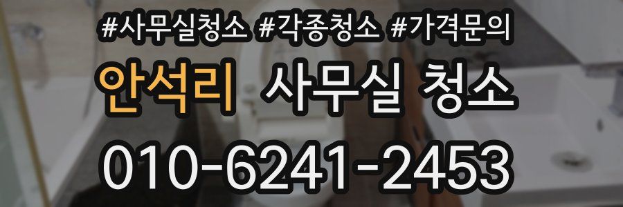 안석리 사무실 청소