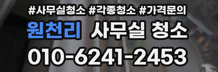 원천리 사무실 청소