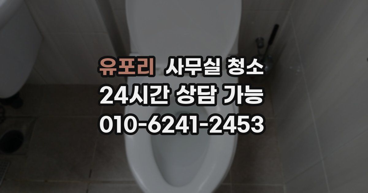 유포리 사무실 청소