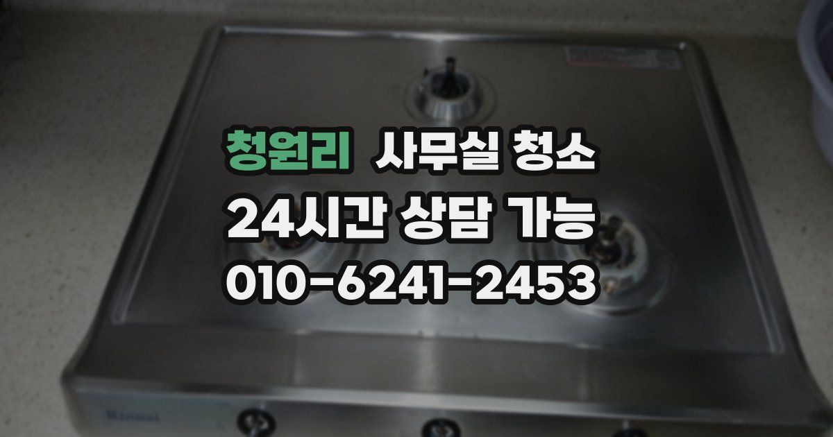 청원리 사무실 청소