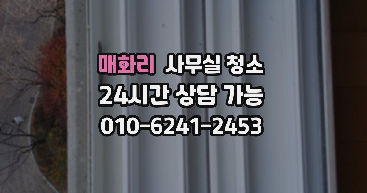 매화리 사무실 청소