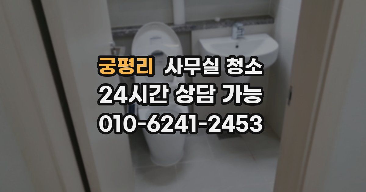 궁평리 사무실 청소
