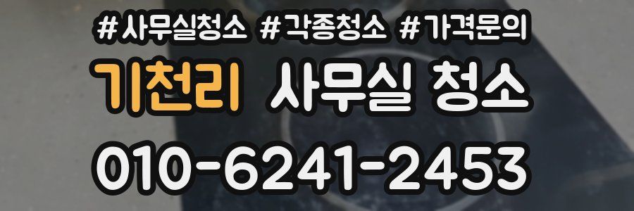 기천리 사무실 청소