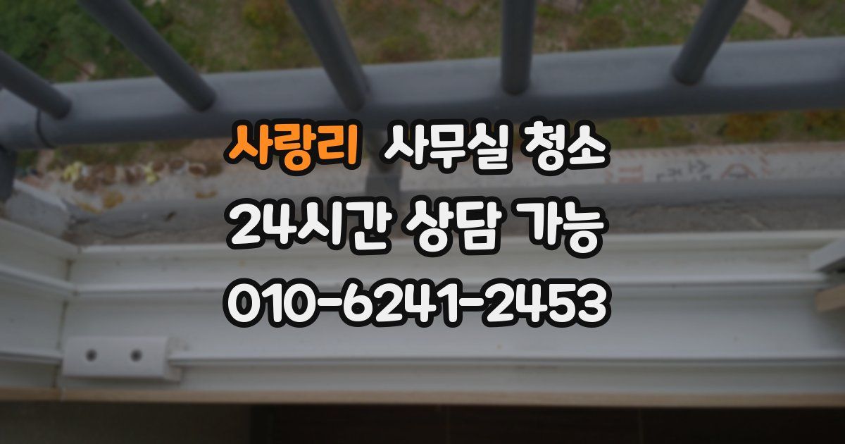 사랑리 사무실 청소