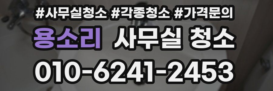 용소리 사무실 청소
