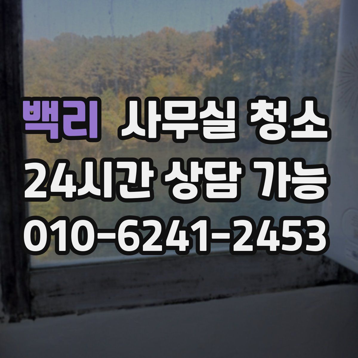 백리 사무실 청소