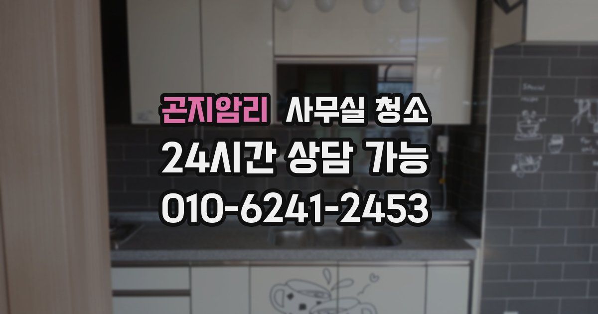 곤지암리 사무실 청소