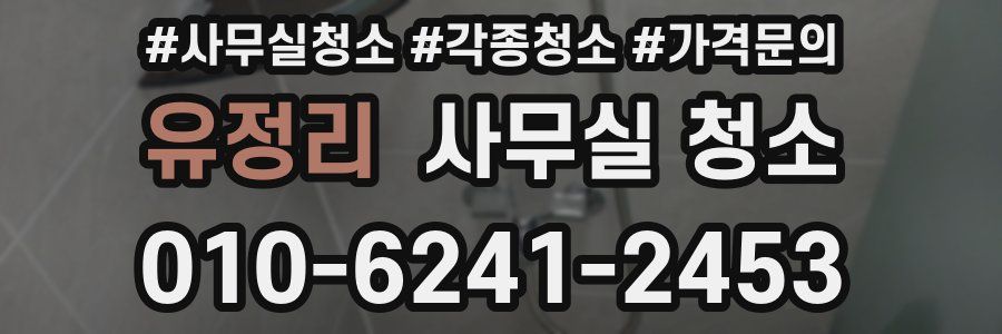 유정리 사무실 청소