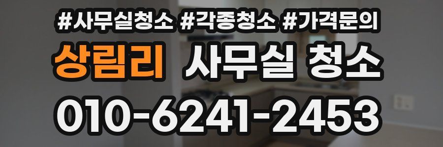 상림리 사무실 청소