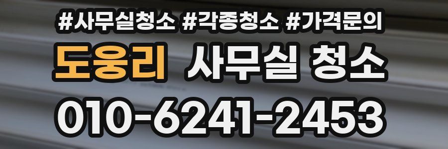 도웅리 사무실 청소