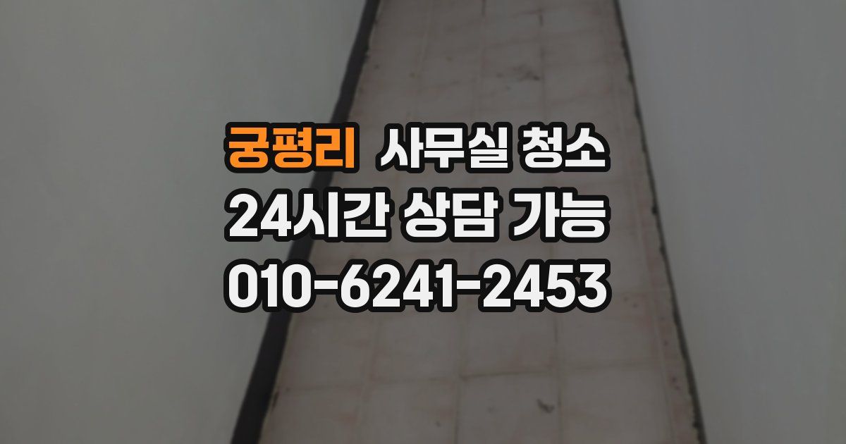 궁평리 사무실 청소