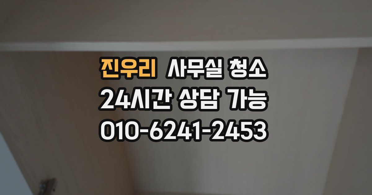 진우리 사무실 청소