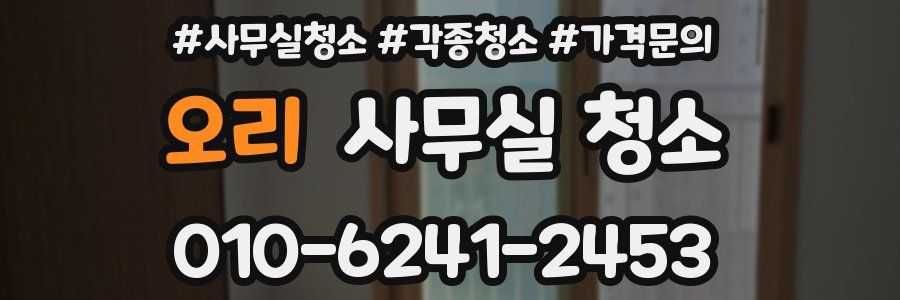 오리 사무실 청소