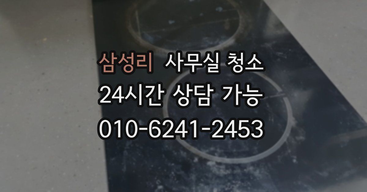 삼성리 사무실 청소