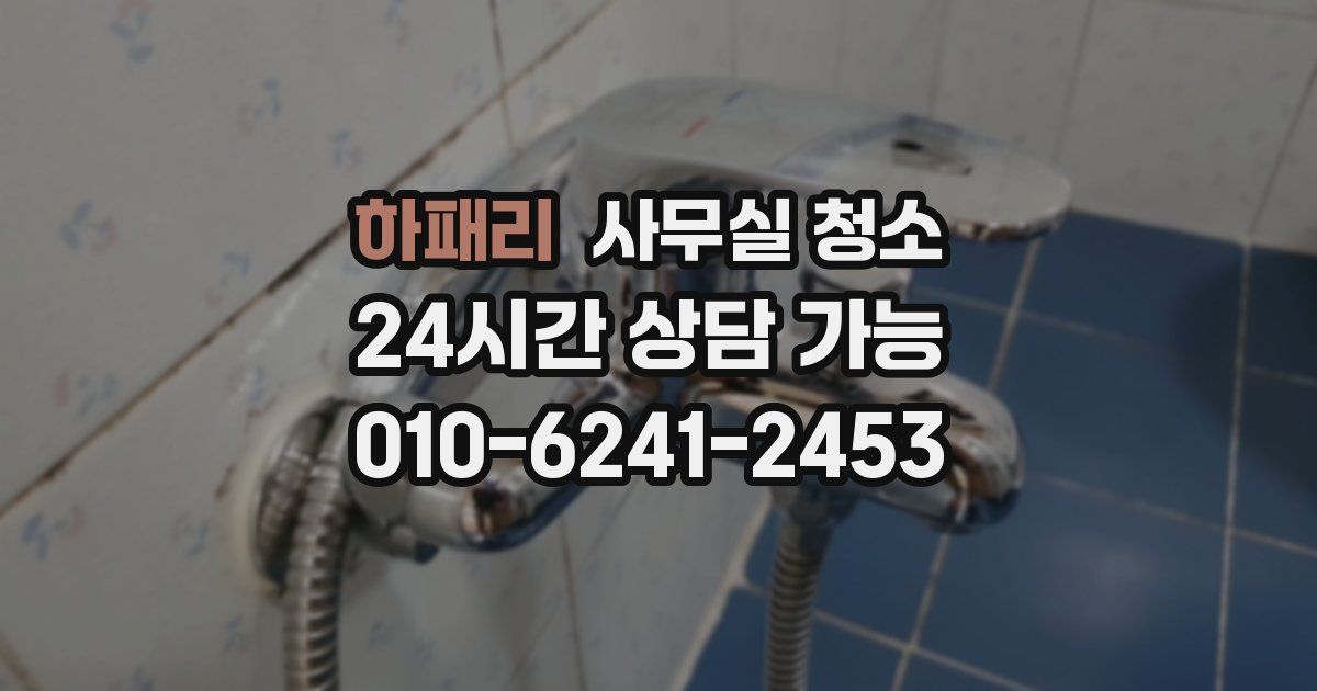 하패리 사무실 청소
