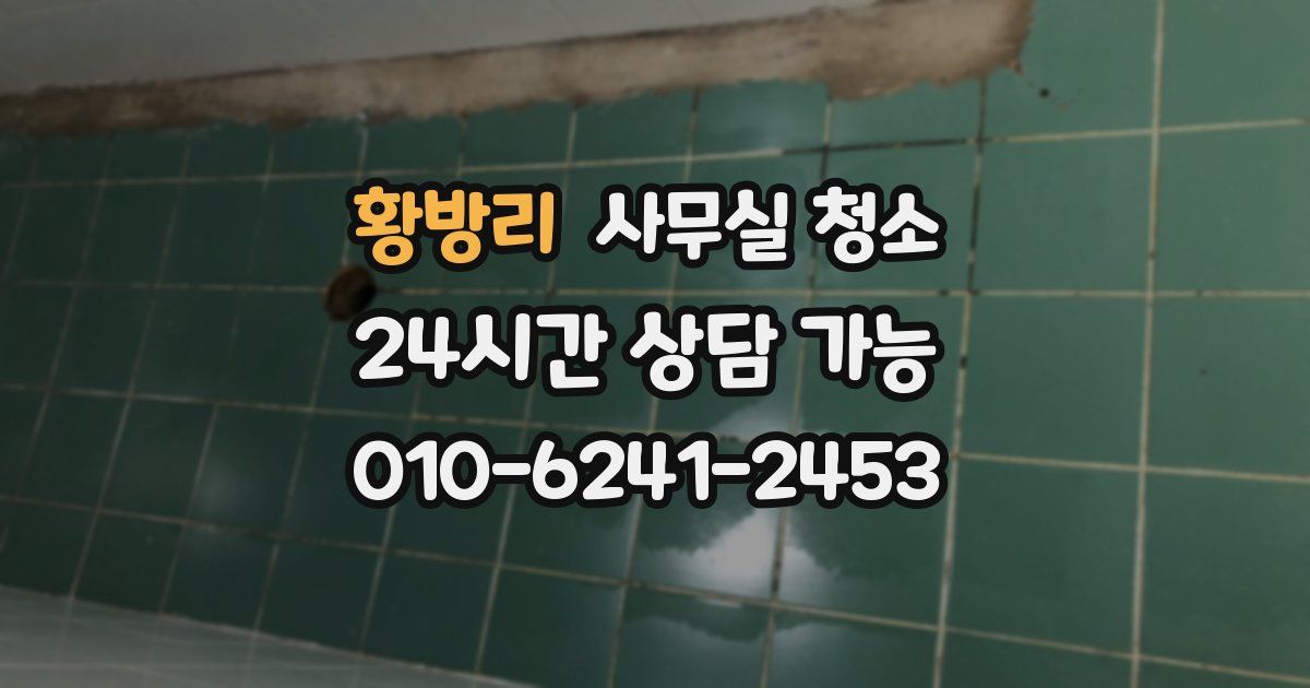 황방리 사무실 청소
