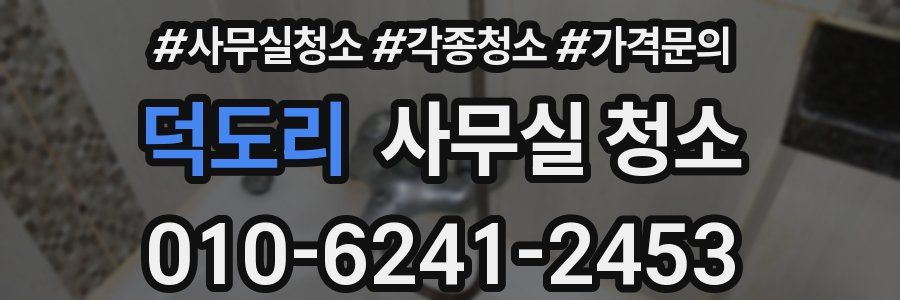 덕도리 사무실 청소