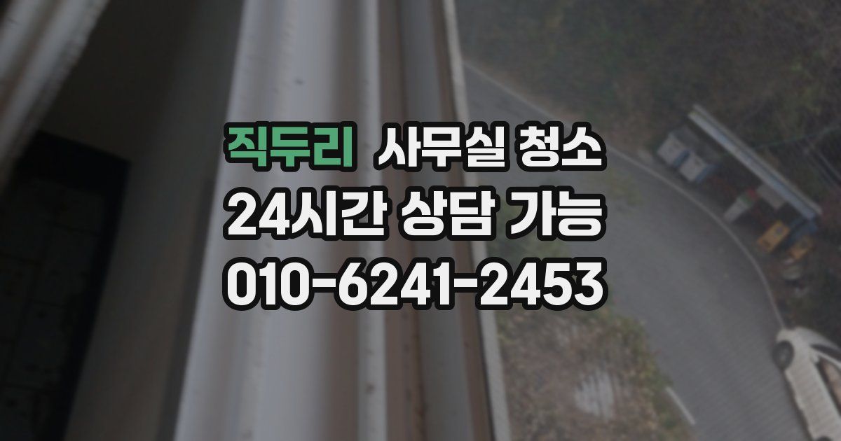 직두리 사무실 청소