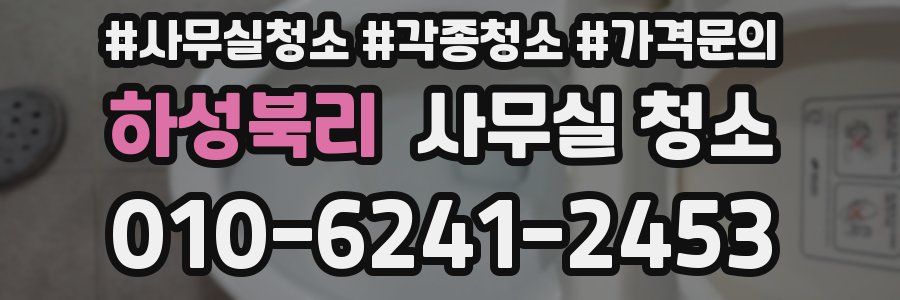 하성북리 사무실 청소