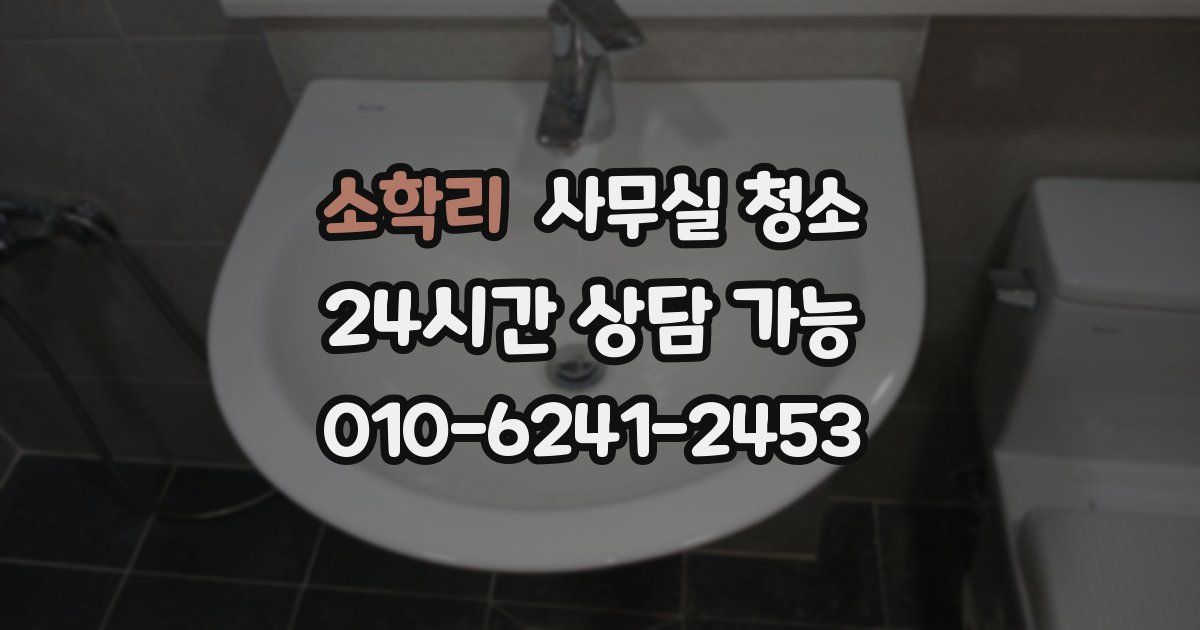 소학리 사무실 청소