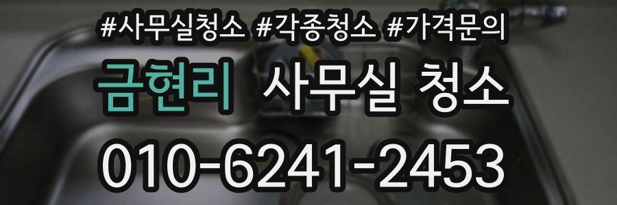 금현리 사무실 청소