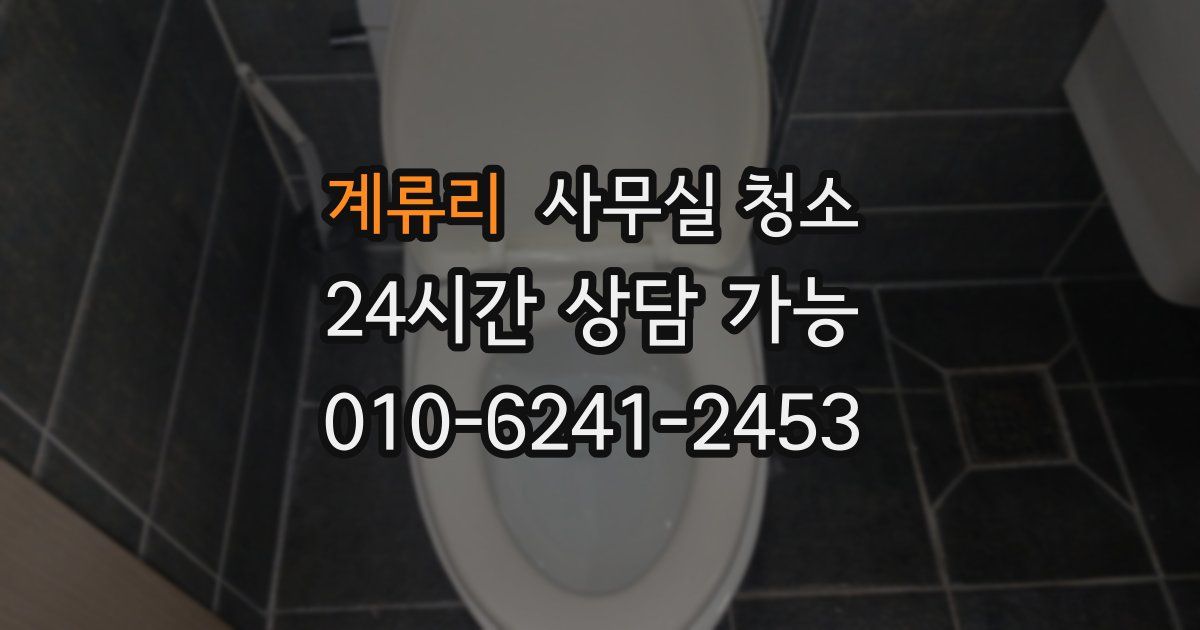 계류리 사무실 청소