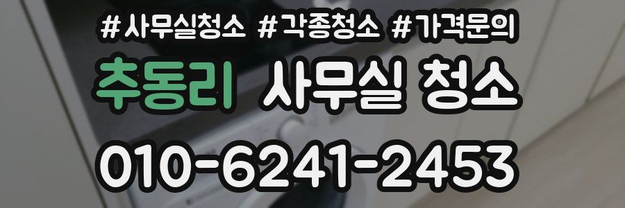 추동리 사무실 청소