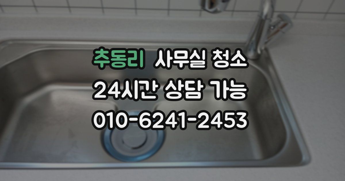 추동리 사무실 청소