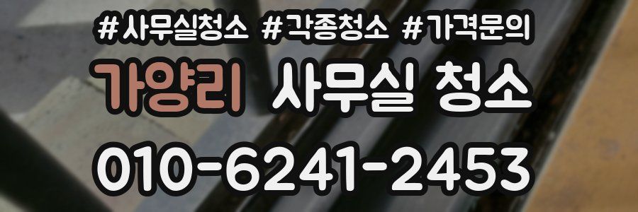 가양리 사무실 청소