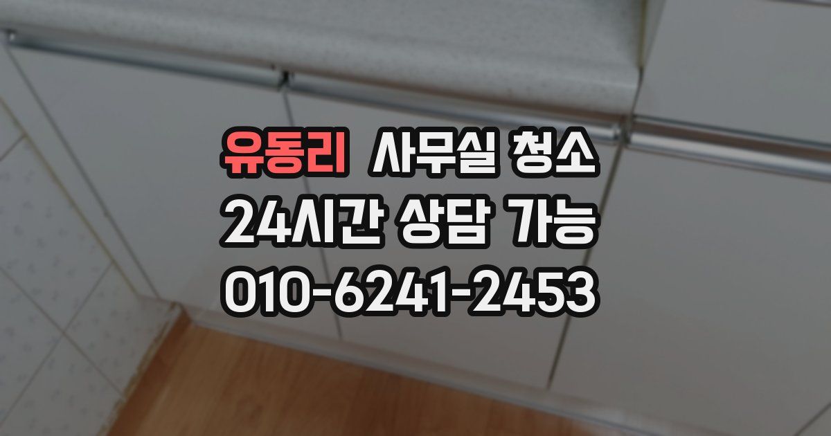 유동리 사무실 청소