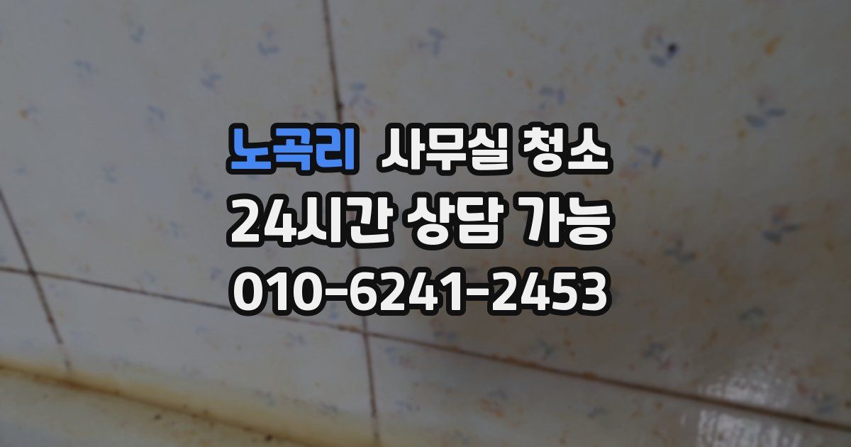 노곡리 사무실 청소