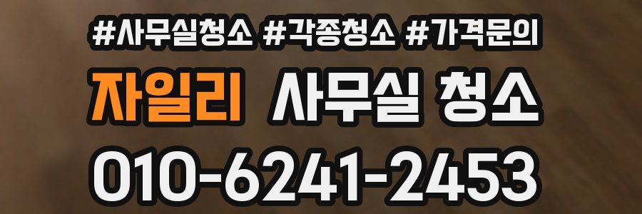 자일리 사무실 청소