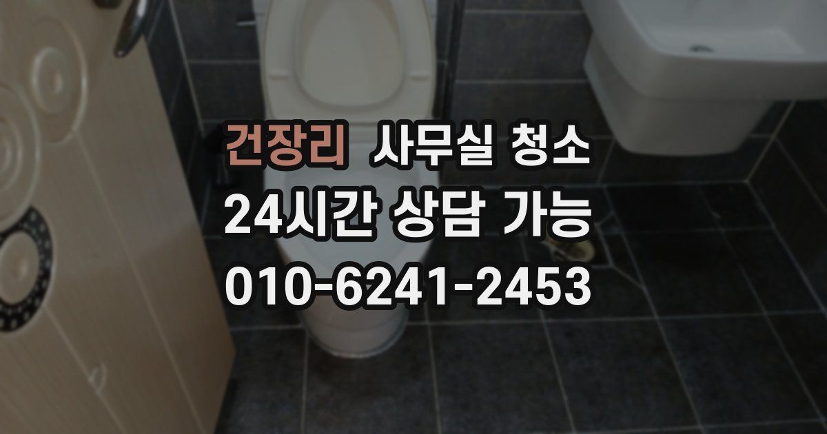건장리 사무실 청소