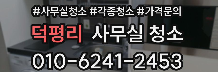 덕평리 사무실 청소