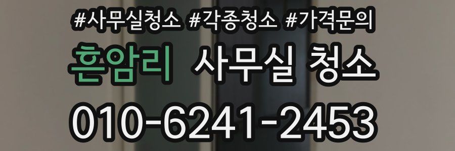 흔암리 사무실 청소