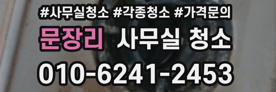문장리 사무실 청소