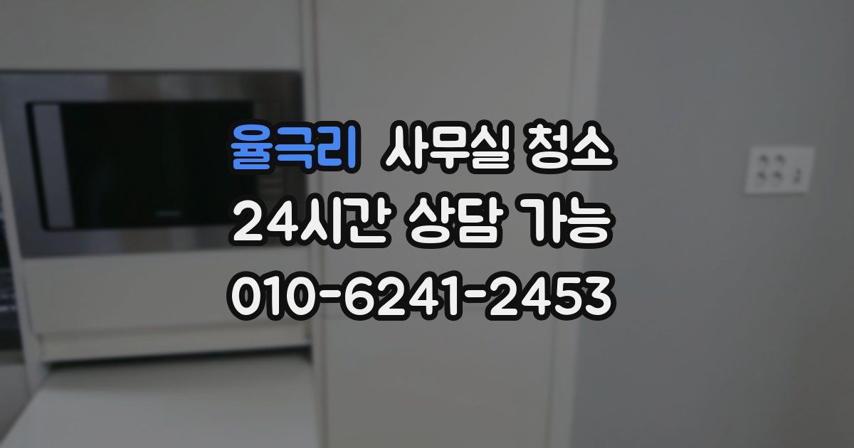 율극리 사무실 청소