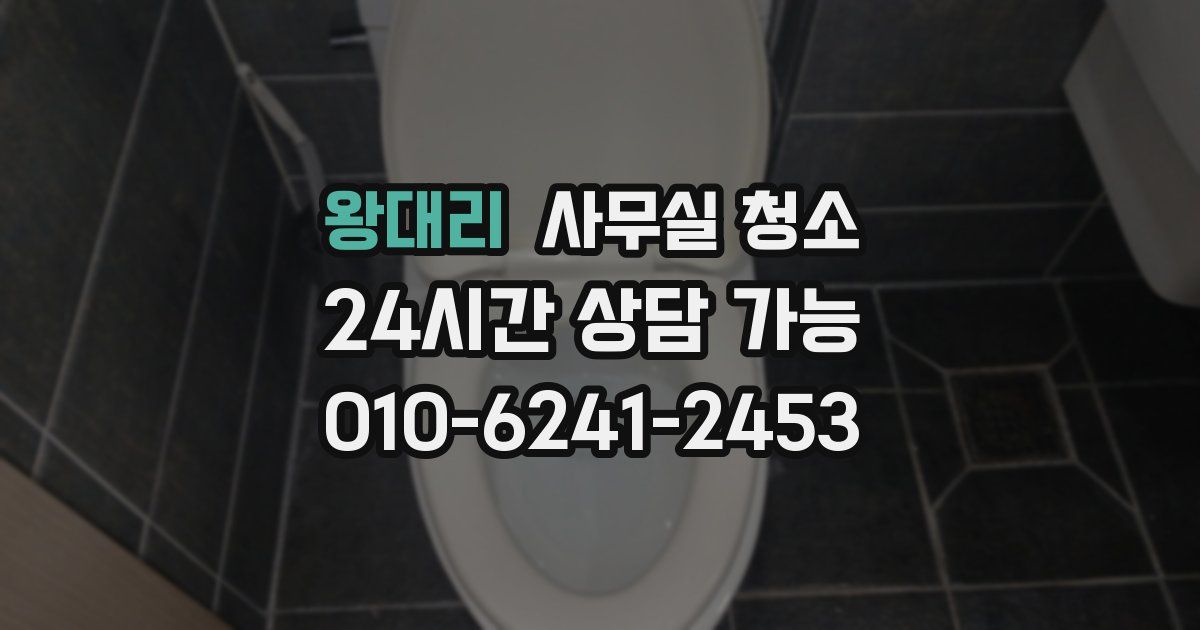 왕대리 사무실 청소