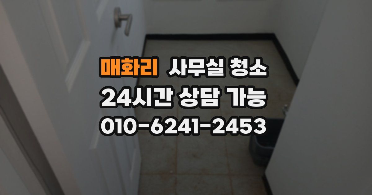 매화리 사무실 청소
